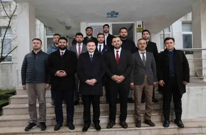 Gökçeada Kaymakamı müftülük personeliyle bir araya geldi
