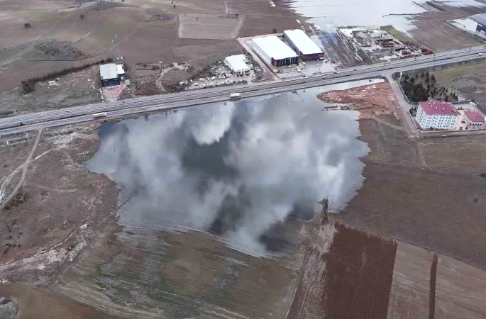 Göller kurumuştu, şimdi ise tarım arazileri göle döndü
