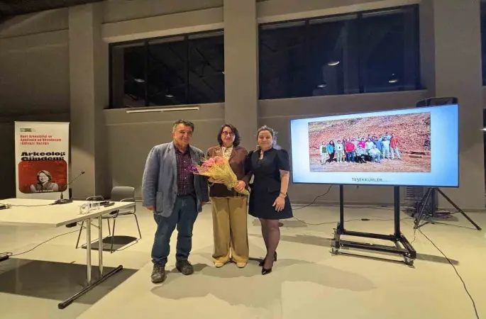 Gölyazı kazıları Pancar Deposu’nda anlatıldı
