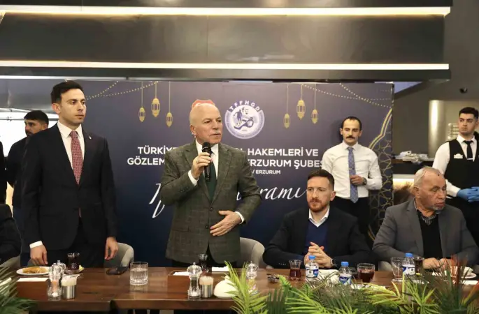 Hakemler iftar yemeğinde buluştu
