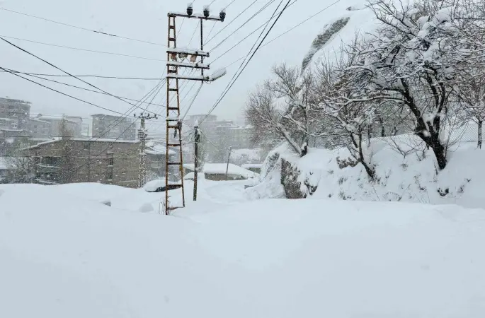 Hakkari’de 43 yerleşim yerinin yolu ulaşıma kapandı
