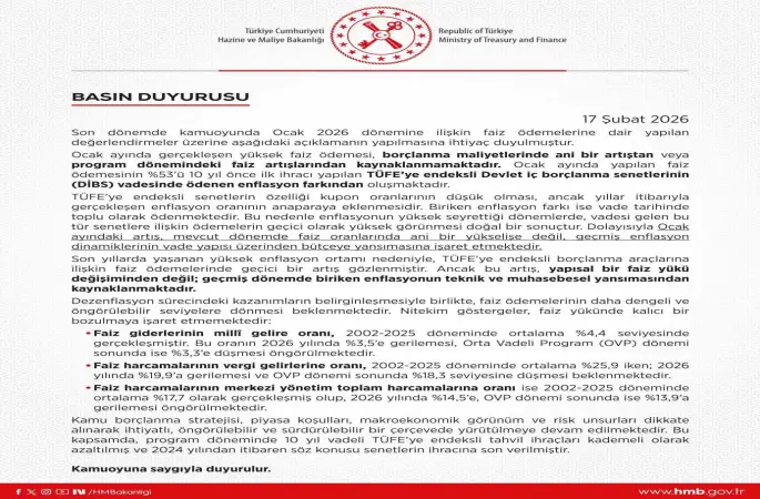 Hazine ve Maliye Bakanlığı: 