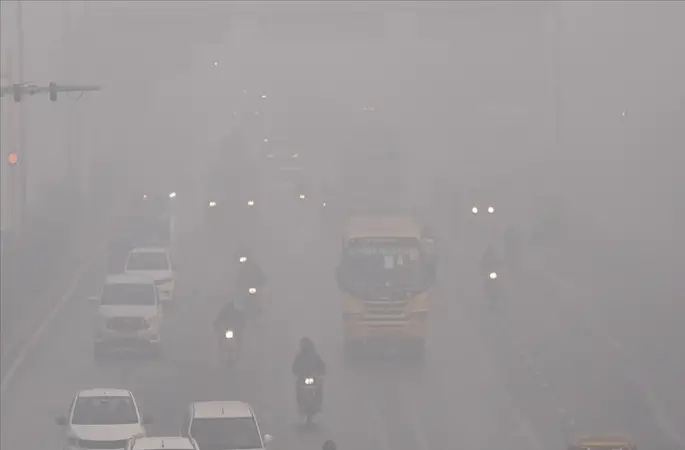 Hindistan'da hava kirliliğinin yol açtığı sis, uçuşlarda aksaklıklara neden oldu