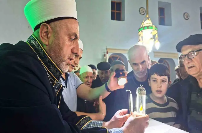 Hisarcık’ta sakal-ı şerif ziyareti
