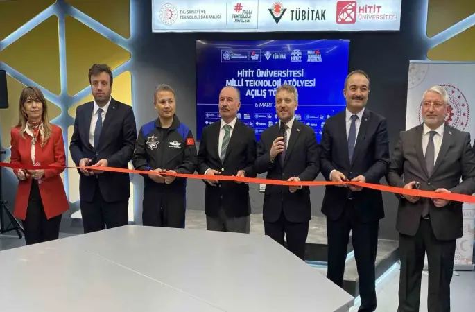 Hitit Üniversitesi Milli Teknoloji Atölyesi törenle kaplarını öğrencilere açtı
