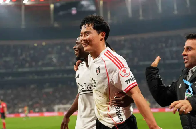 Hyeon-gyu Oh, Beşiktaş formasıyla 8. golünü attı
