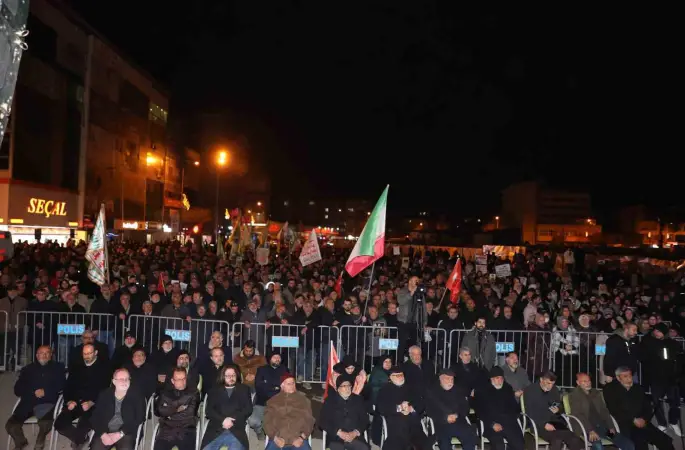 Iğdır’da Dünya Kudüs günü programı: İsrail ve ABD’ye tepki
