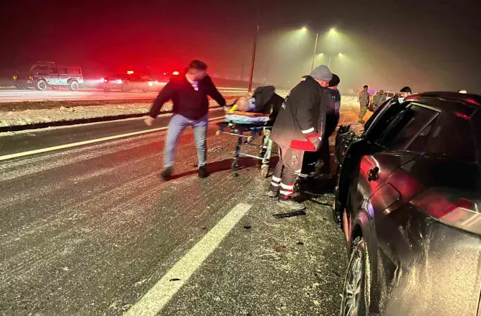 Iğdır’da trafik kazası: 1 yaralı
