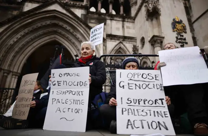 İngiltere’de mahkeme, "Filistin için Eylem" grubunun yasaklanmasının hukuka aykırı olduğuna hükmetti
