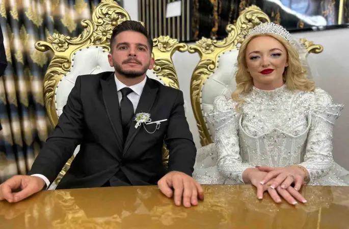 İskoçyalı geline Van usulü düğün
