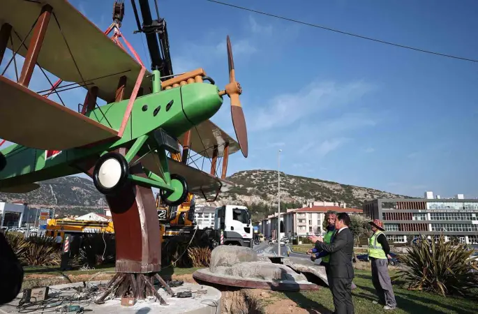 İsmet Tayyaresi yeniden Muğla’nın kalbine yerleştirildi
