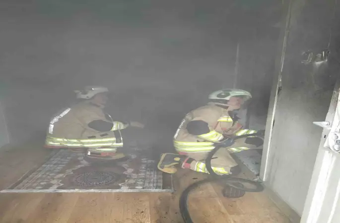 Kahramanmaraş’ta ikamette yangın
