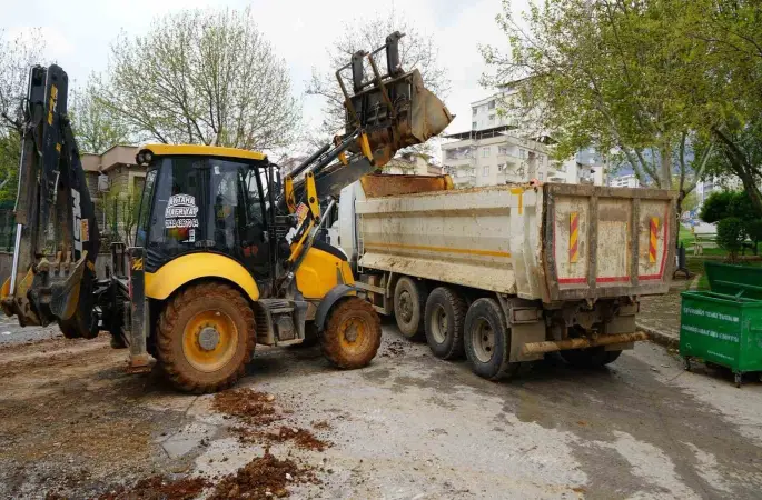 Kahramanmaraş’ta sağanak sonrası temizlik
