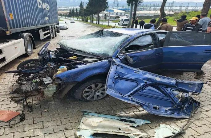 Kahramanmaraş’ta trafik kazası: 1 yaralı
