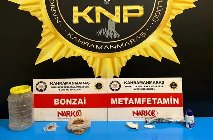 Kahramanmaraş’ta uyuşturucu operasyonu: 1 tutuklama
