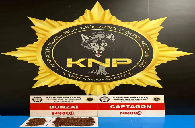 Kahramanmaraş’ta uyuşturucu operasyonu: 2 tutuklama
