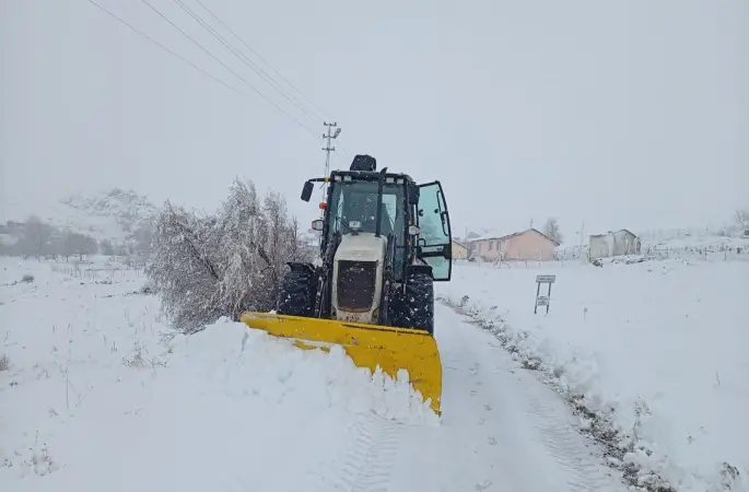 Kar yağışı başladı tedbirler arttırıldı
