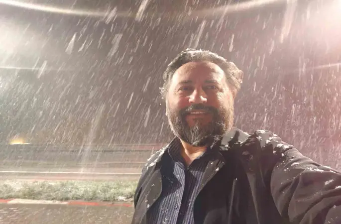 Karabük’te Nisan sonunda kar sürprizi
