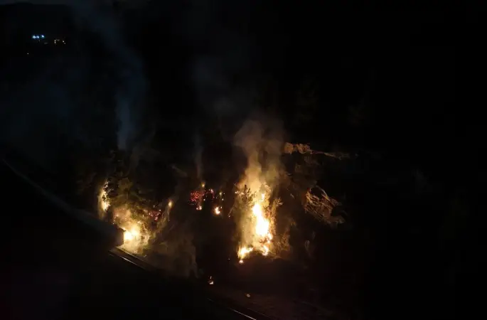 Karabük’te ormanlık alanda çıkan örtü yangını söndürüldü
