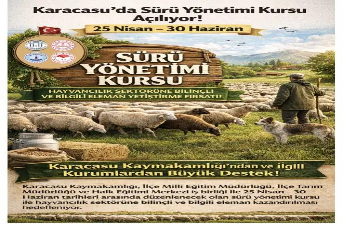Karacasu’da sürü yönetimi kursu başlıyor
