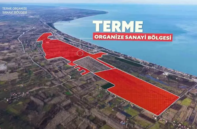 Karadeniz kıyısında dev sanayi alanı: Terme OSB’de ilk etap tahsise açıldı
