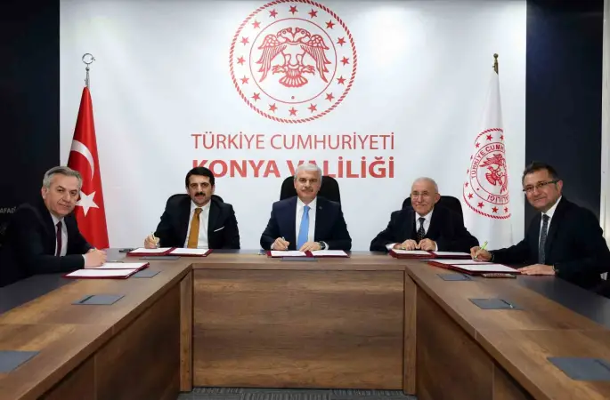 Karapınar’a yapılacak anaokulunun protokolü imzalandı
