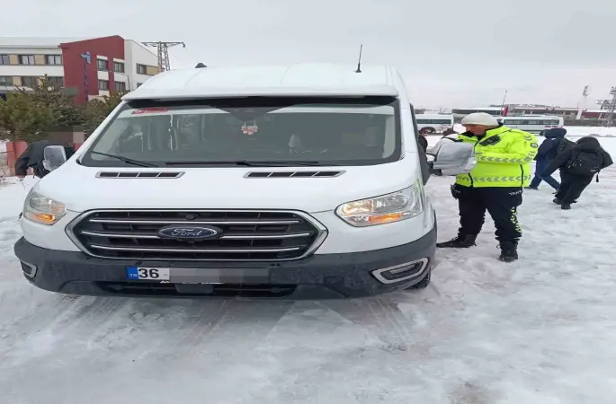 Kars’ta okul servislerine sıkı denetim

