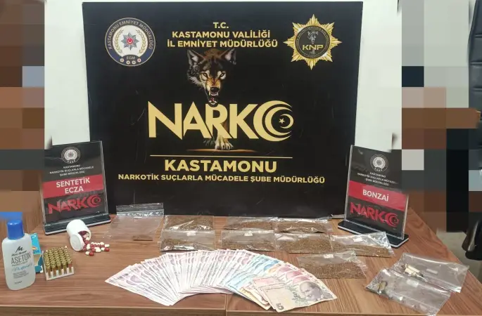 Kastamonu’da uyuşturucuyla yakalanan şahıs tutuklandı
