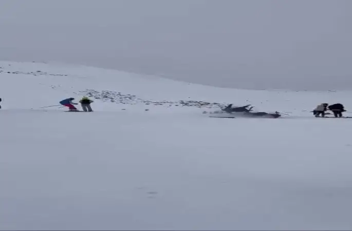 Kayak merkezinde kaza: 6 yaralı
