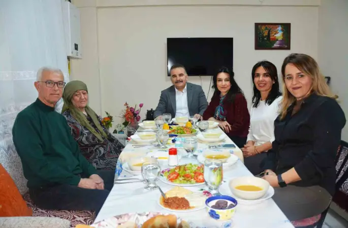 Kaymakam Odabaş’tan şehit ailesine gönül sofrası ziyareti
