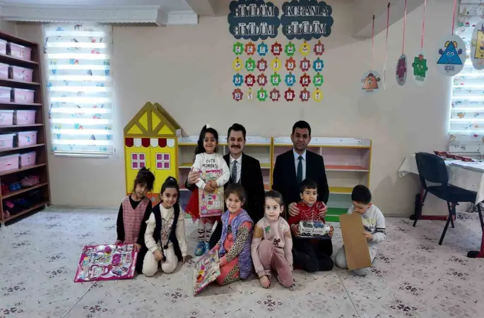 Kaymakam Yılmaz’dan 4-6 yaş Kur’an kursuna ziyaret
