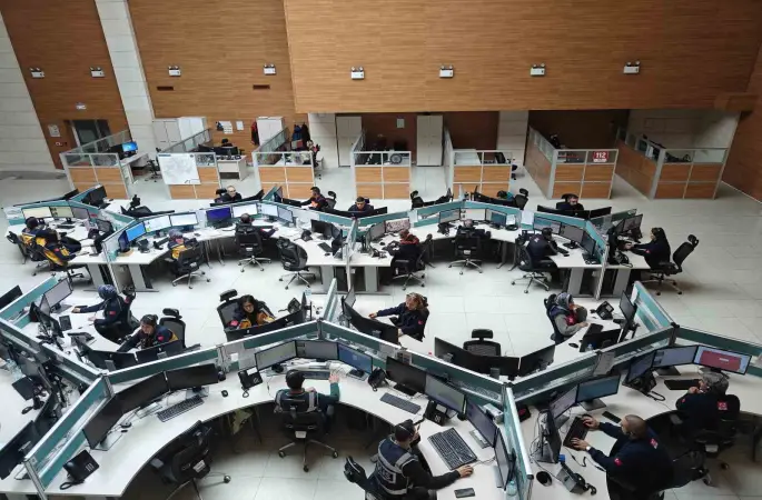 Kayseri 112 Acil Çağrı Merkezi 2025’te 1 milyon 500 bin çağrıyı cevapladı
