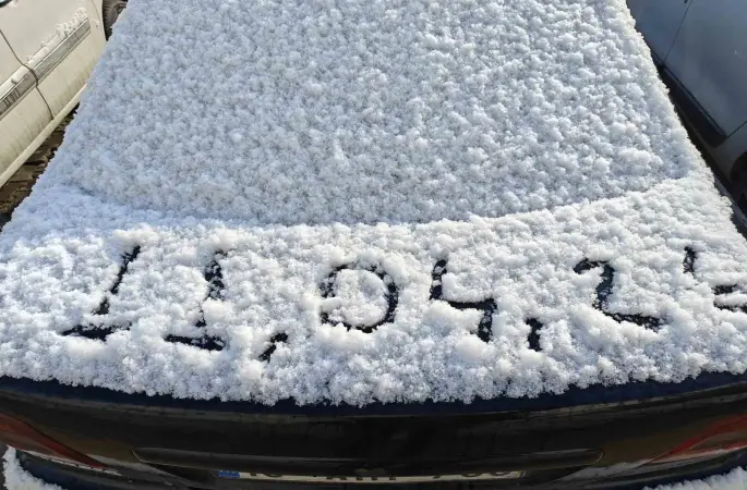 Kayseri’ye Nisan ayında kar yağdı
