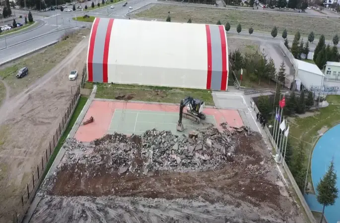 Kayseri’ye yeni kapalı tenis kortları yapılıyor
