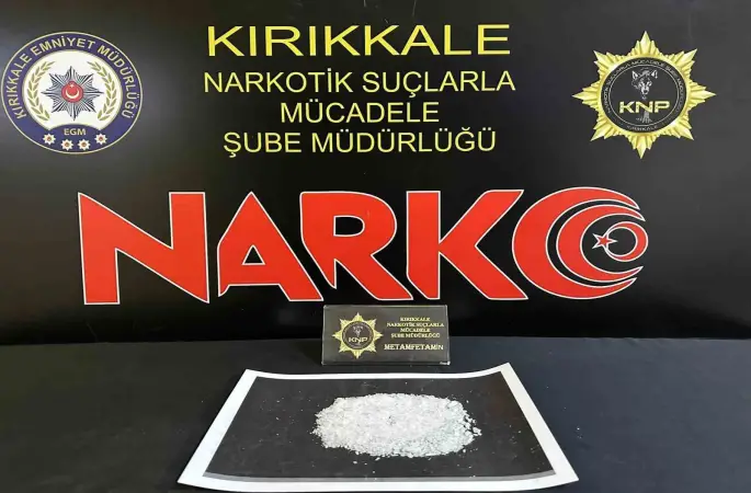 Kırıkkale’de uyuşturucu operasyonunda bir şüpheli tutuklandı
