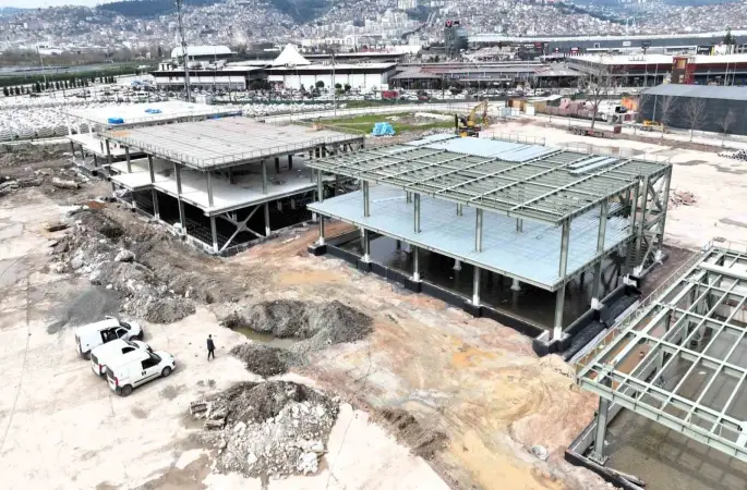 Kocaeli Sosyal Yaşam Merkezi inşaatı hızla yükseliyor
