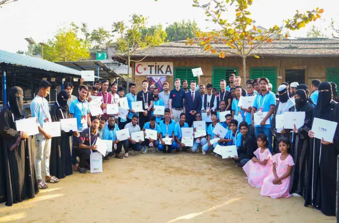 Konya Büyükşehir ve TİKA’dan Arakanlı mültecilere afet eğitimi
