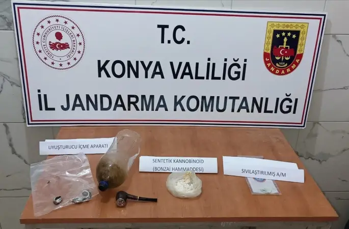 Konya’da jandarmadan uyuşturucuya geçit yok: 21 tutuklama
