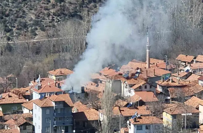Köyde kurulan yangın vanaları muhtemel bir felaketi önledi
