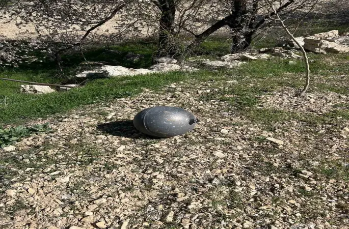 Köylülerin bulduğu cisim tedirgin etti
