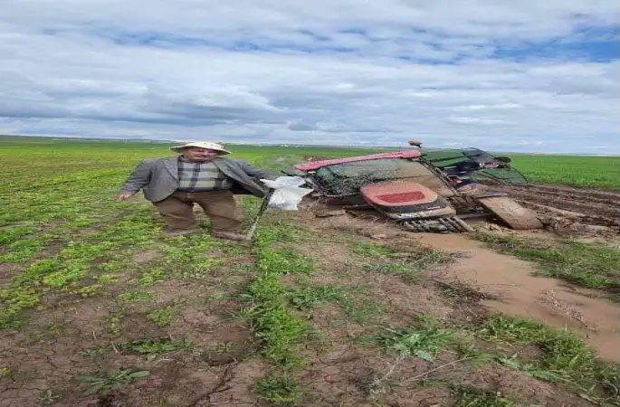 Kurtalan’da yağışlar tarım faaliyetlerini olumsuz etkiledi
