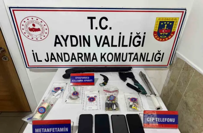 Kuşadası’nda jandarmadan narkotik operasyonu
