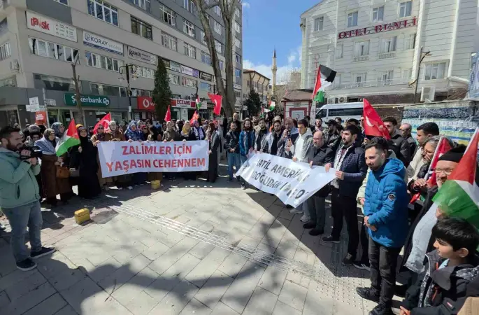 Kütahya’da İsrail’in Filistinli esirleri hedef alan idam cezası yasasına tepki
