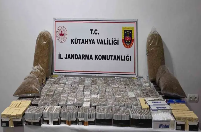 Kütahya’da jandarmadan kaçakçılık operasyonu
