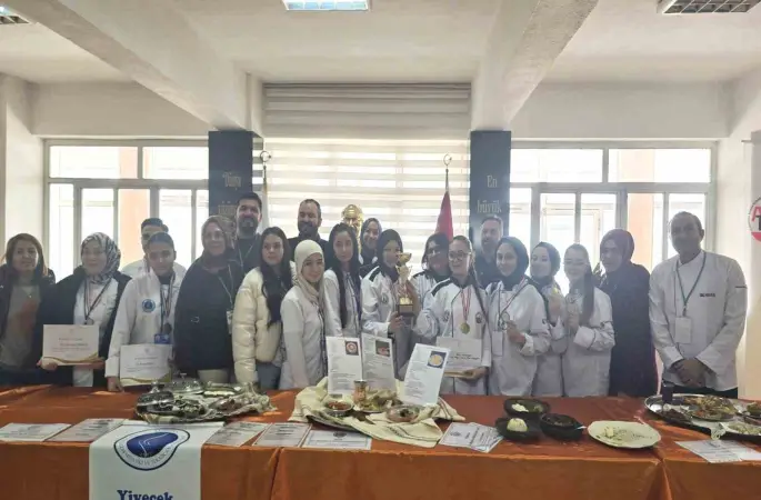 Kütahya’nın 4 meslek lisesi Uluslararası Gastronomi Yarışması’nda madalya kazandı
