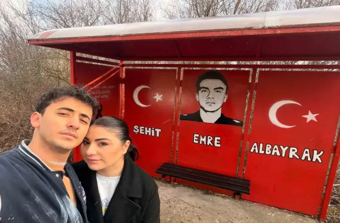 Ladik’te anlamlı çalışma: Şehidin ismi durağa kazındı
