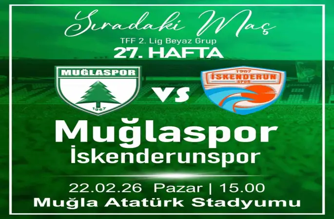 Lider Muğlaspor zirvedeki yerini korumak istiyor
