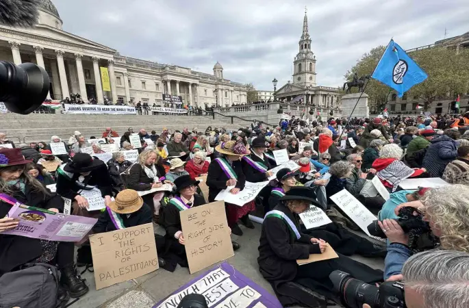 Londra polisinden Filistin’e destek gösterisine müdahale: 212 gözaltı
