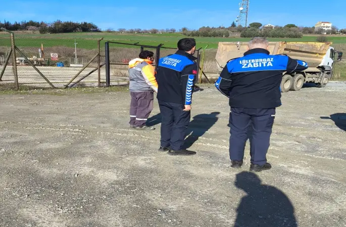 Lüleburgaz’da çevreyi kirletenlere 155 bin TL ceza
