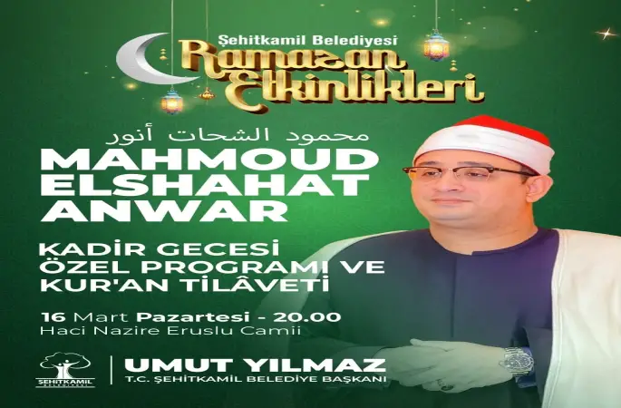 Mahmoud Elshahat Anwar Gazianteplilerle buluşacak
